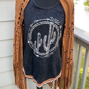 Vintage Havana Cactus Long Tank Size Small